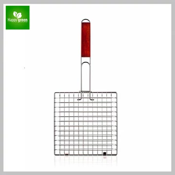 HAPPY GREEN Grătar BBQ pătrat 22 x 22 cm 5012160