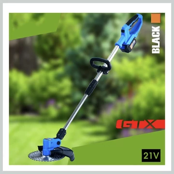 Trimmer pentru gazon cu acumulator BLACK 21V 4Ah – 2x 4000mAh, 53508