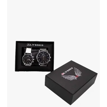 Set de ceasuri Ulysses pentru femei și bărbați, 2 bucăți
