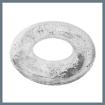 Colac de înot transparent cu sclipici 00020930