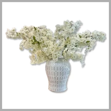 15 fire de flori decorative de cireș alb – QD1786885