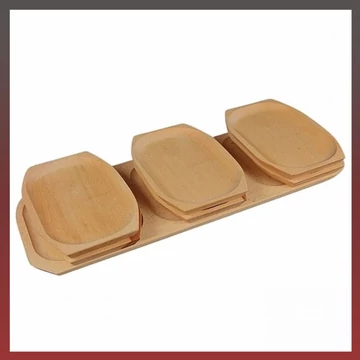 Platou din lemn 6+1 tip cub ART 145471