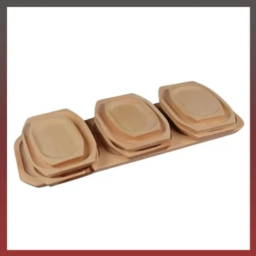 Platou din lemn 9+1 tip cub ART 145472