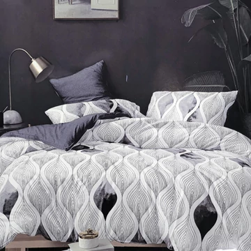 Set de lenjerie de pat de calitate, rezistent la decolorare, format din 7 piese - TUPELO 6 HJ-G