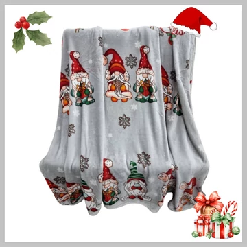 Pătură Violet din microfibră, tematică de Crăciun, 200x230 cm Violet1200x230_cm