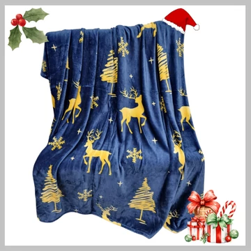 Pătură Violet din microfibră, tematică de Crăciun, 200x230 cm Violet4200x230_cm