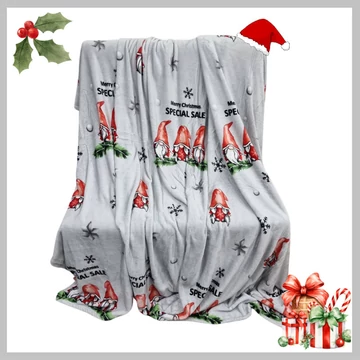 Pătură Violet din microfibră, tematică de Crăciun, 200x230 cm Violet5200x230_cm