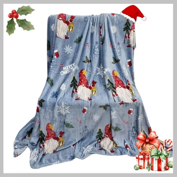 Pătură Violet din microfibră, tematică de Crăciun, 200x230 cm Violet6200x230_cm