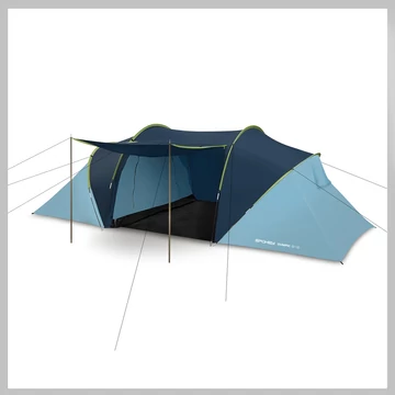 Cort de camping Spokey OLIMPIC 2+2 pentru 4 persoane