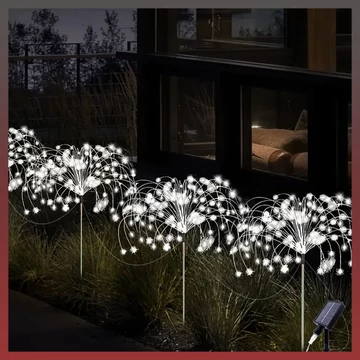 Set 4x lumini solare tip ghirlandă – 240 LED-uri, alb rece – VT308738-240H