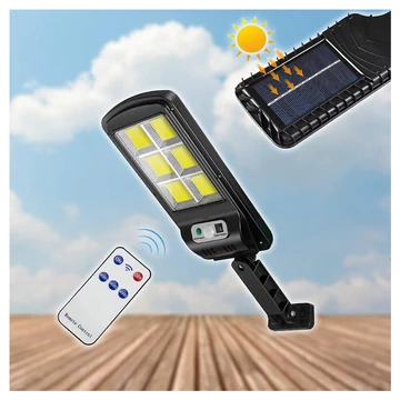 Lampă solară LED WORTH AIR 120W cu senzor de mișcare și lumină wort120w
