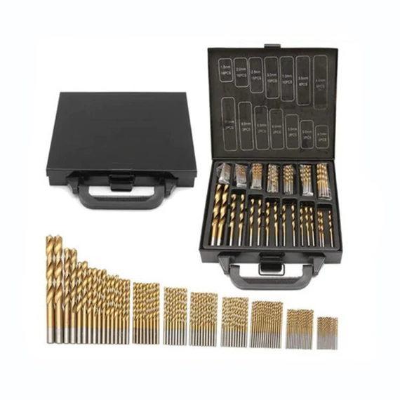 Set de burghie din titan 101 piese HÖFFTECH 010386