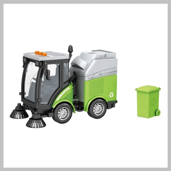 Mașină de curățenie cu efecte - 24 cm (028889)