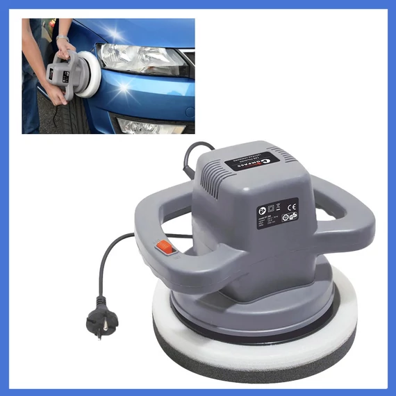 Mașină de polisat auto COMPASS 230V, 120W, 240 mm, 3100 rpm (07260)