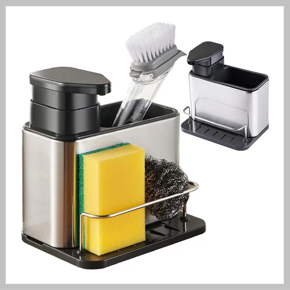 Organizator pentru chiuvetă cu dozator de detergent 07300