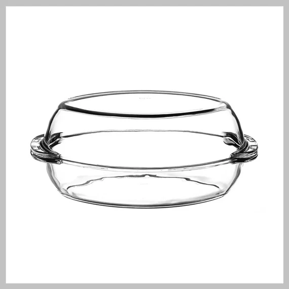 Orion Tavă de sticlă cu capac 2in1 34x19,5 cm 123772 16723