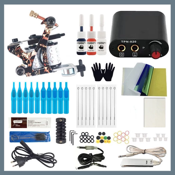 Set de tatuaj Prizon cu cerneală de antrenament holm8422