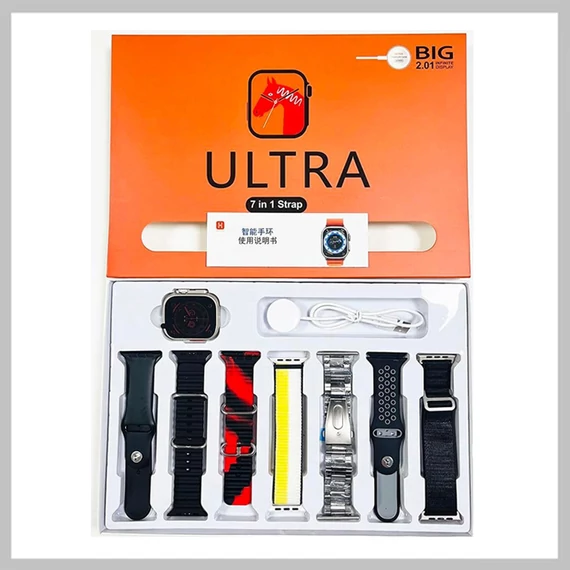 S8 Ultra Full Set Black - Smartwatch holm8135