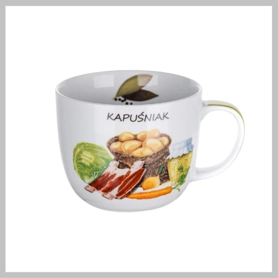 Cană de supă cu imprimare de legume, 730 ml 60251004