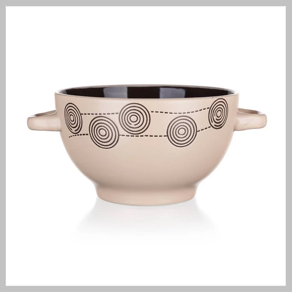 Bol ceramic cu mâner SPIRAL 660 ml 60220060