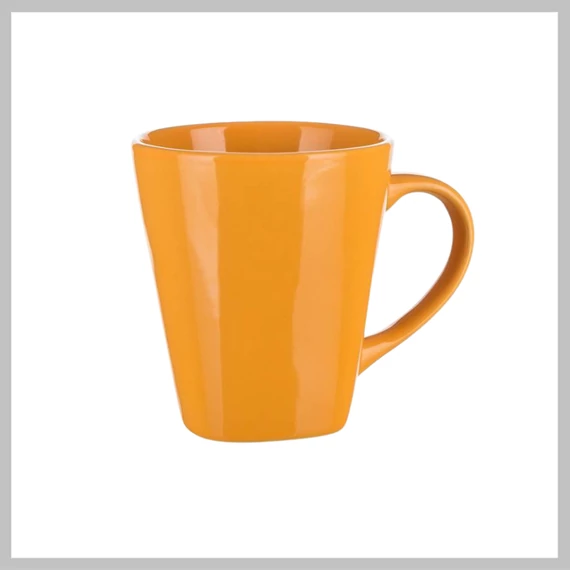 Cană din ceramică ASYMO 180 ml, portocalie 60221501