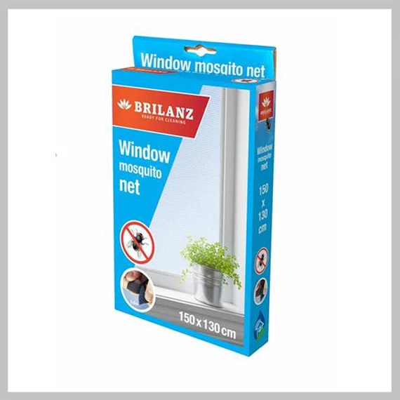 BRILANZ Plasă anti-insecte 150 x 130 cm cu velcro 5,6 m 43GT12102BR