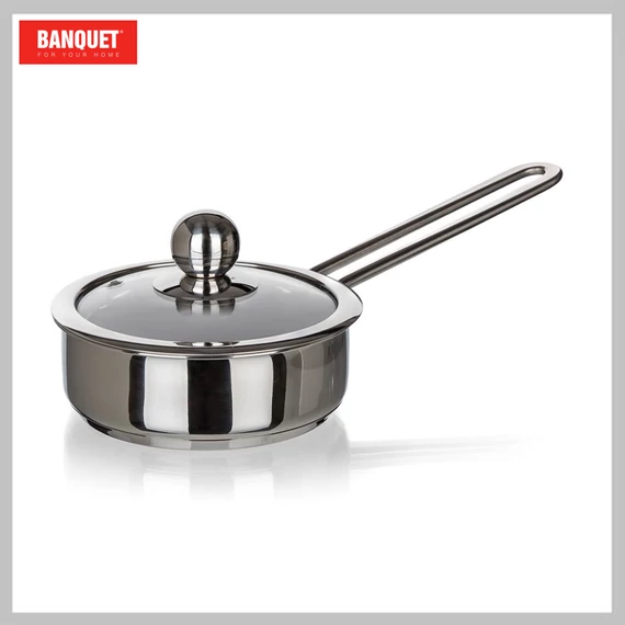 BANQUET Tigău din oțel inoxidabil PICCOLO 14 x 5 cm, 0,75 l, cu capac 48721014