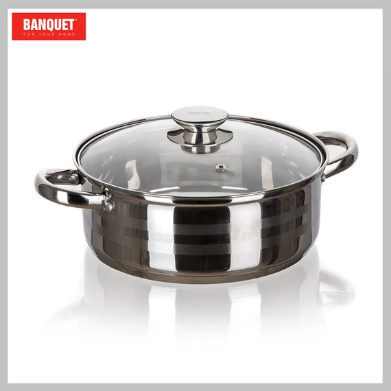 BANQUET Tigăi din oțel inoxidabil LIVING 6,6 l 48721973-A
