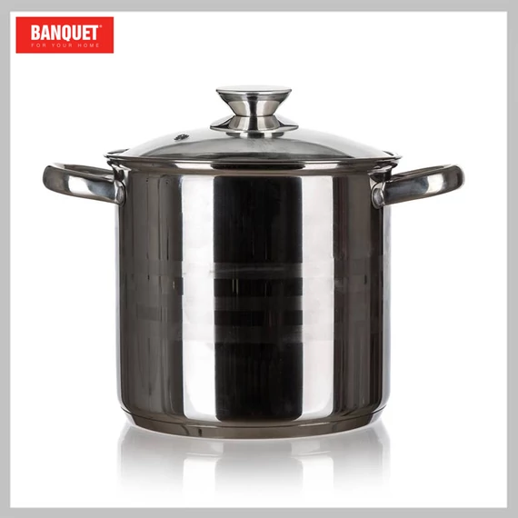 BANQUET Oală din oțel inoxidabil LIVING 11,1 l 48722011-A