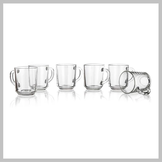 Set de căni din sticlă 240 ml, 6 buc. – 59KEMR24061WP
