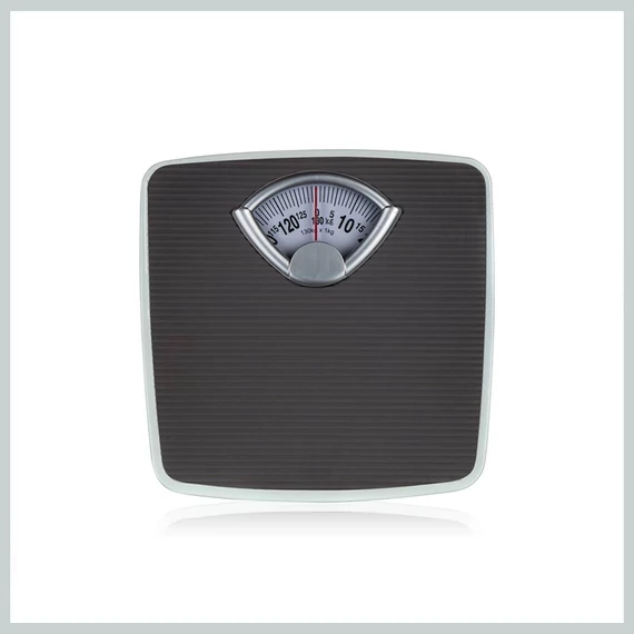 PRETTY UP Cântar mecanic pentru persoane, 130 kg, negru 66132016
