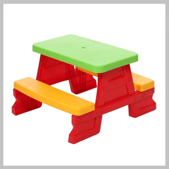 Masa de picnic veselă, de culoare roșie, pentru copii K01471