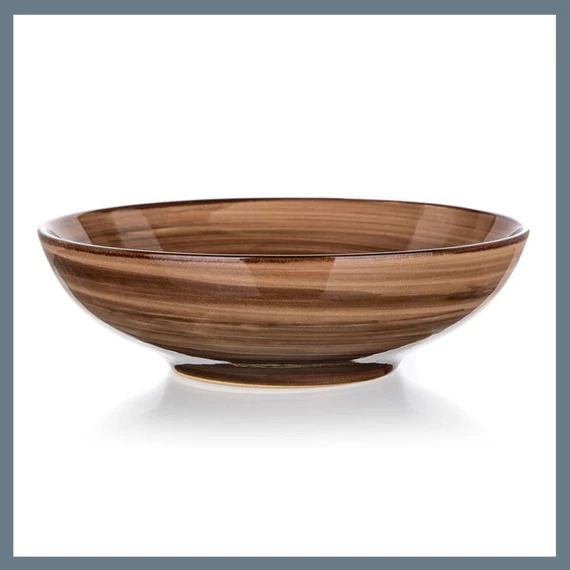 Farfurie adâncă BANQUET PALAS, 18 cm, maro 60322815