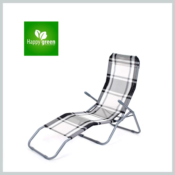 HAPPY GREEN Leagăn de plajă, cu model în carouri gri 50F2031XAC