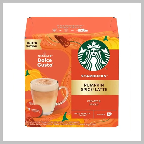 Capsule de cafea Starbucks Dolce Gusto Pumpkin Spice Latte, 12 bucăți 9080898-kk