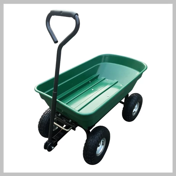 Cărăuță basculantă cu roți Herzberg 75L HG-8028-75