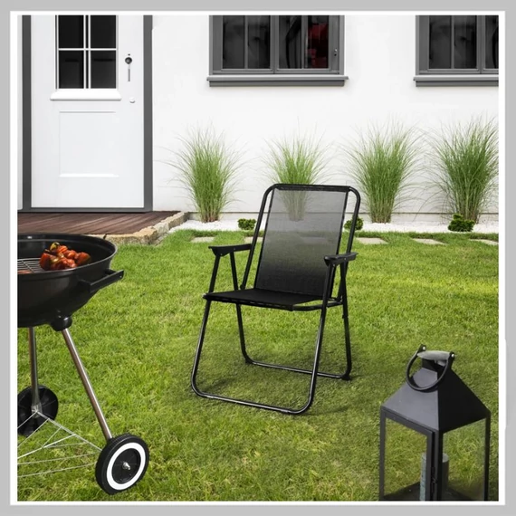 Scaun pliabil negru HDO0345