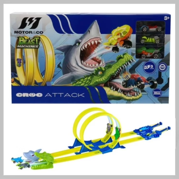 TZ Turbo City Croc Attack Set de Pistă – 679-1405007