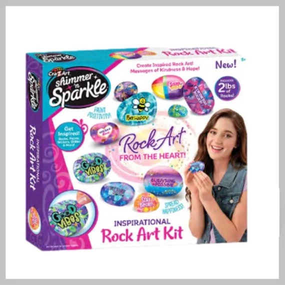 Shimmer 'n Sparkle Set Creativ "Rock Art" Inspirațional 671-0065520