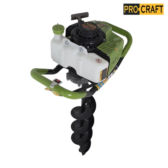 Pro-Craft Burghiu pe benzină pentru sol, 3 CP, 9000 rpm GD68 3 burghie GD68-3
