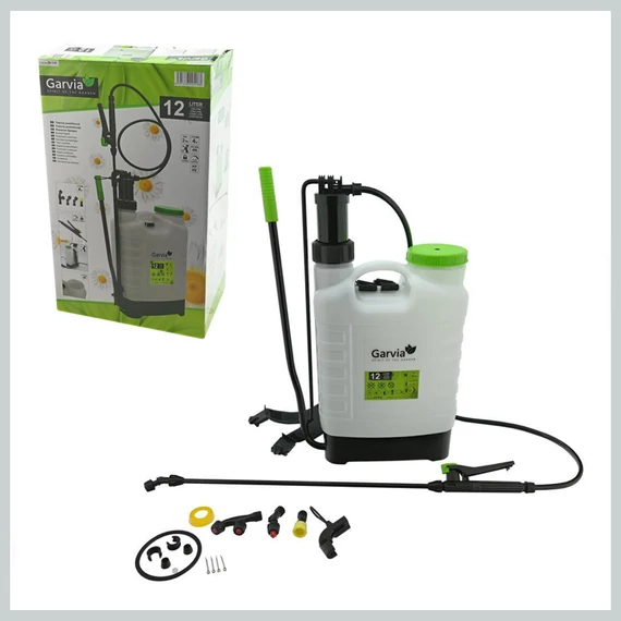 GARVIA Pulverizator de presiune cu rucsac și accesorii 15 litri 20518
