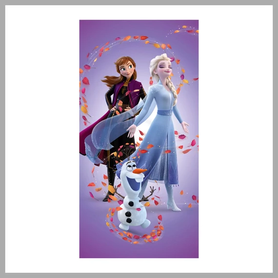 Prosop de plajă Disney Frozen „Leaves Magic” 70x140 cm