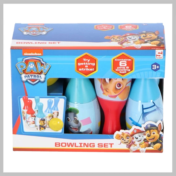 Set de Bowling Paw Patrol, 6 piese, PWP20-3411-BOYS
