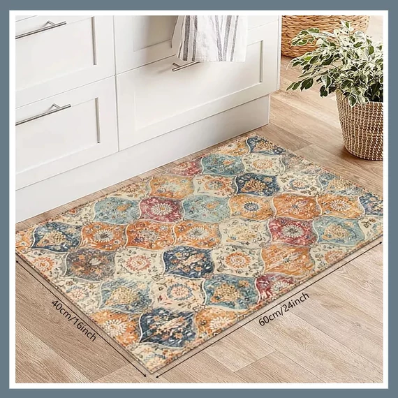 Covor cu stil marocan boem 40 x 60 cm 601099697586031-4060