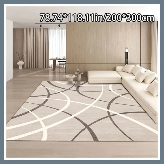 Covor din catifea moale, model cu linii curbe, 200x300 cm BR552959-6