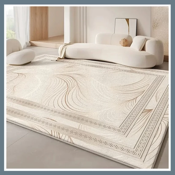 Covor elegant din catifea, crem 200x300cm RX890271-2