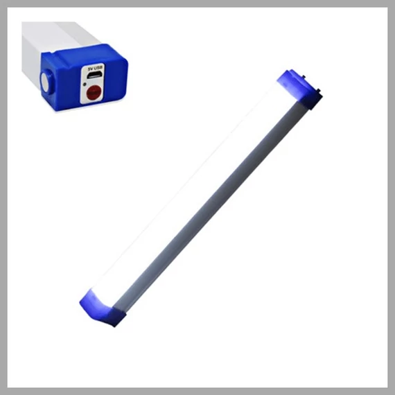Lumină LED cu acumulator, magnetică, 52 cm
