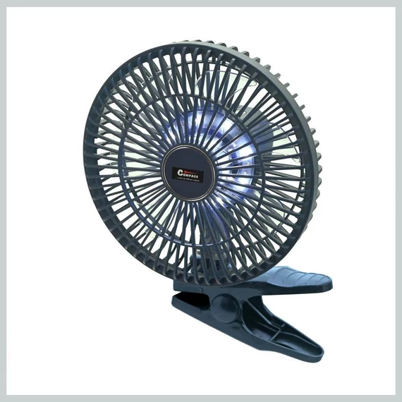 Ventilator auto cu baterie reîncărcabilă și iluminare SILENT – 07230