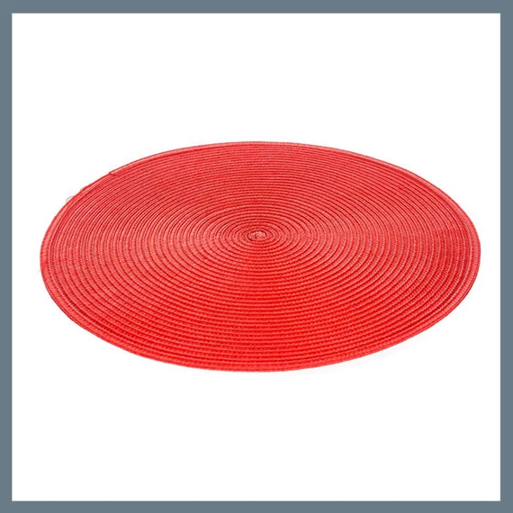 BANQUET TONDO Placemat rotund, 38 cm, roșu 12524001
