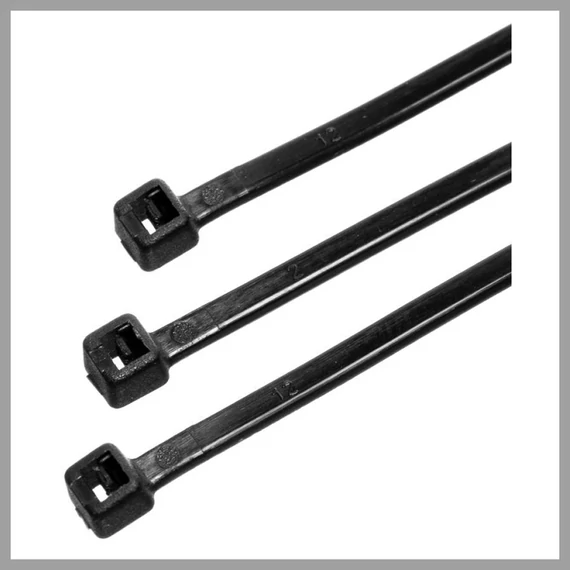 Coliere de prindere cabluri | 4,8 x 290 mm | negre | set 100 bucăți BP1421-100

